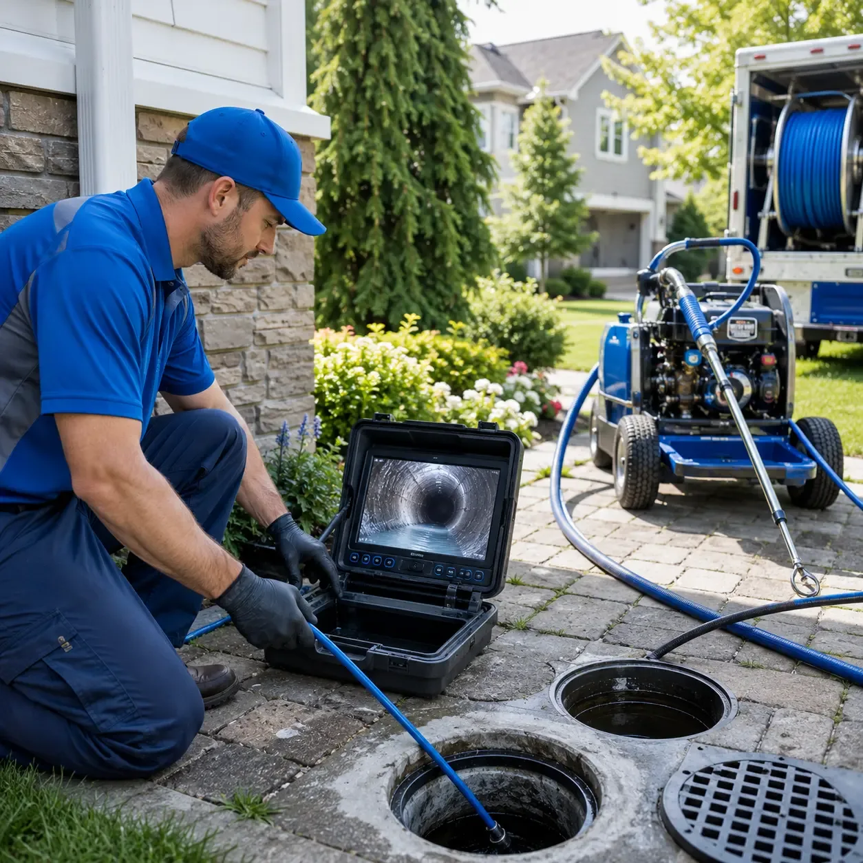 Outdoor drain cleaning professionals serving Realitos, TX